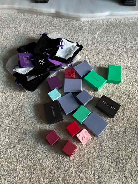 Photo of free Jewellery boxes and velour pouches (Penland Wood TN40) #1