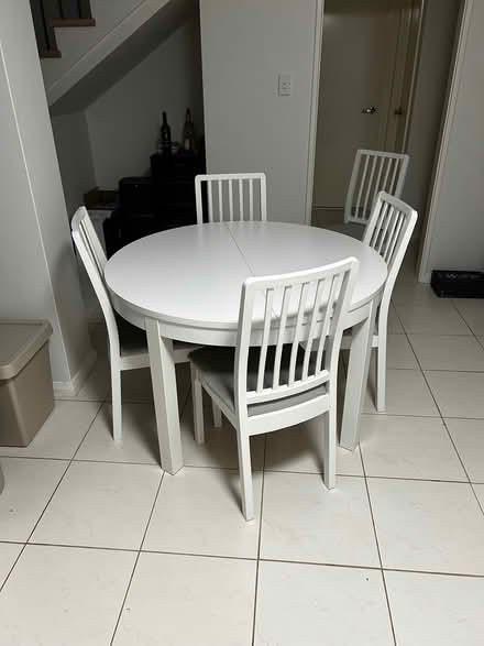 Photo of free Table and 5 chairs (Bayswater) #2