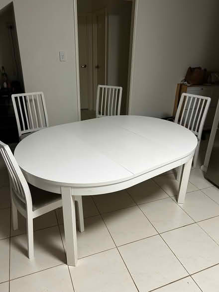 Photo of free Table and 5 chairs (Bayswater) #1