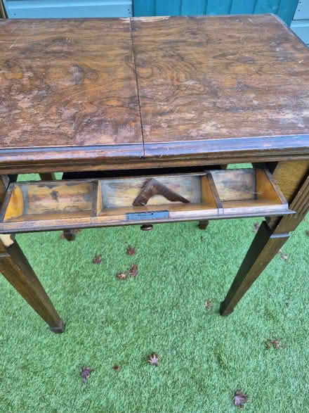 Photo of free Vintage sewing machine table (N17 the roundway) #2