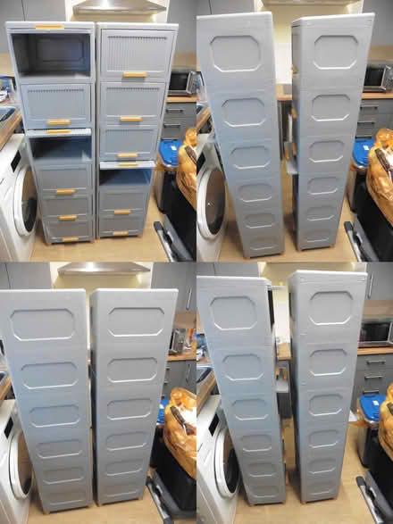 Photo of free 2 Grey Storage Towers. (Bedford Centre MK40) #1