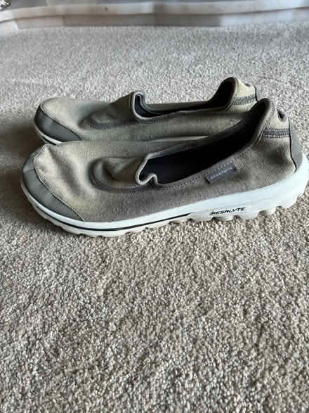 Photo of free Ladies Sketchers grey slip ons 6 (Penland Wood TN40) #2