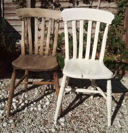 Photo of free 2 old wooden chairs (Cutteslowe OX2) #1