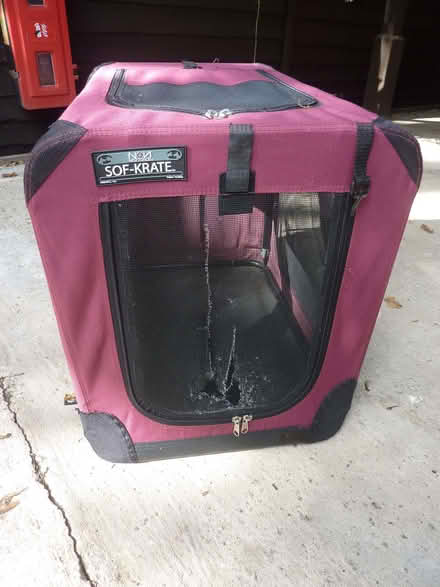 Photo of free Soft Dog Crate / Pen, needs repair. (Brotheridge Green WR8) #3