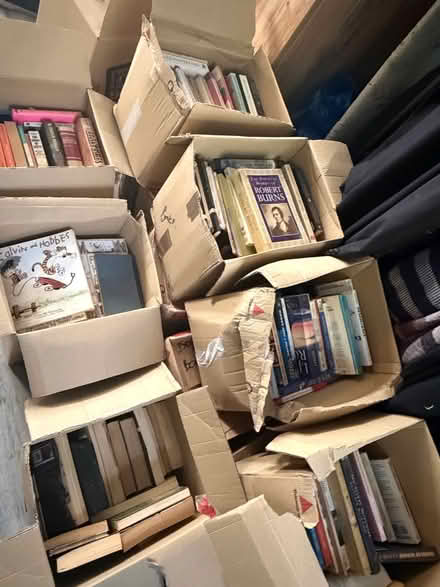 Photo of free 55 boxes of books ("E15" E15) #3