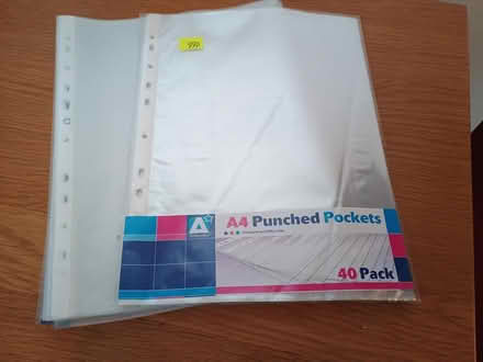 Photo of free A4 Punched Pockets (Horsell, Woking GU21) #1