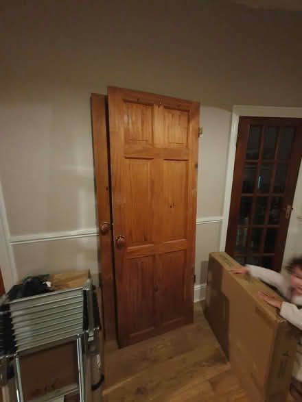 Photo of free 2 x wooden doors (Central park, East Ham E6) #2