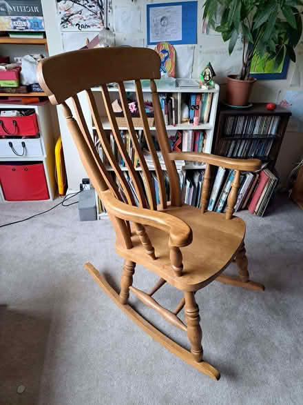 Photo of free Wooden rocking chair (Cold Harbour OX1) #1