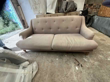 Photo of free three seater textile covered sofa (Bristol, BS6) #1