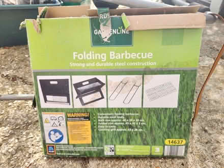 Photo of free Folding portable barbecue (East Grinstead RH19) #2