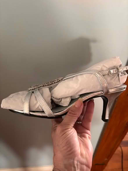 Photo of free Size 7.5 silver dress shoes (Weymouth Landing) #1