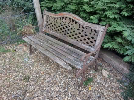 Photo of free Cast iron garden bench (Burnham Thorpe PE31) #2