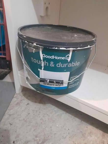 Photo of free 10 litres white paint (Hockley Heath B94) #1