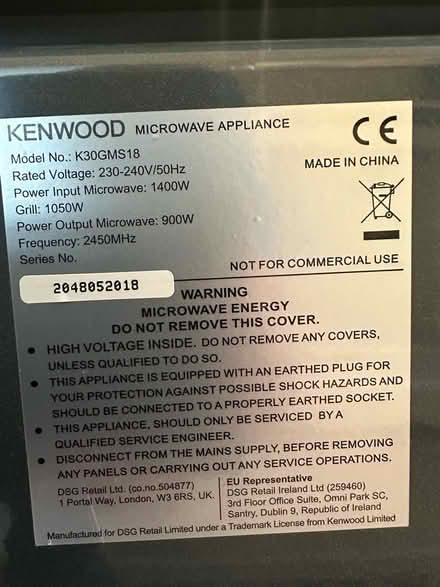 Photo of free Microwave, Birkdale (Southport PR8) #4