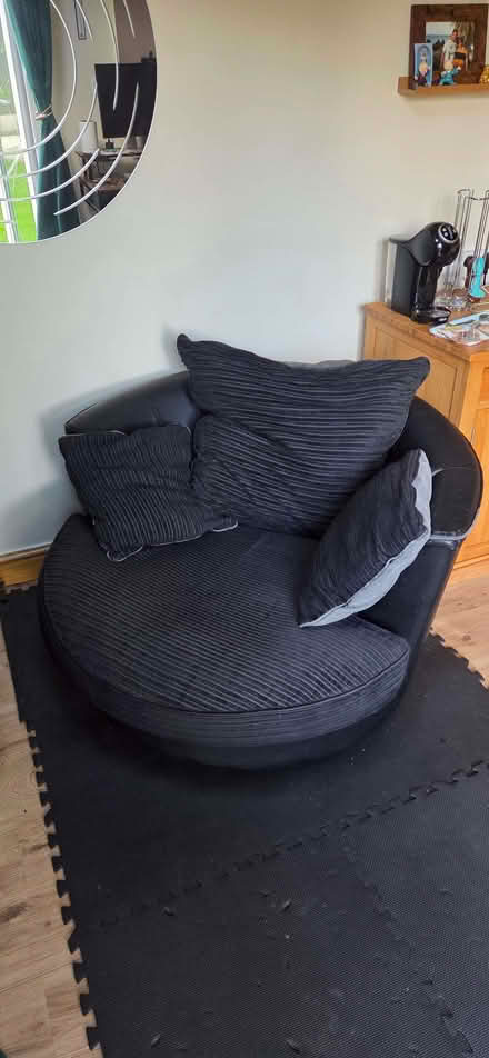 Photo of free Swivel Cuddle Chair (Dale Barracks CH2) #1