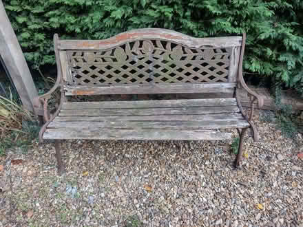 Photo of free Cast iron garden bench (Burnham Thorpe PE31) #1