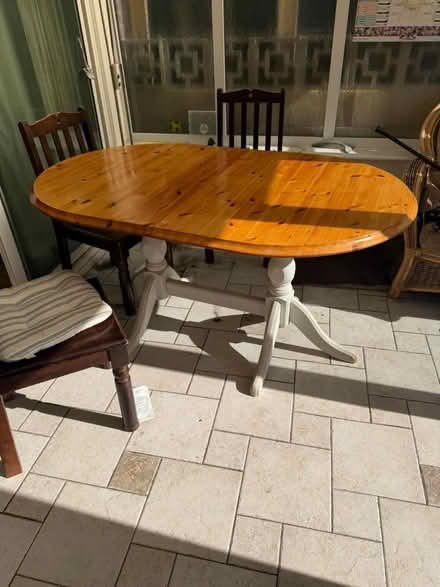 Photo of free Table and 3 chairs (Ferrybridge WF11) #1