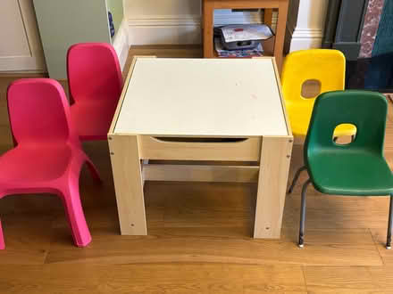 Photo of free Kids table with mismatched chairs (Shepherds Bush W14) #1