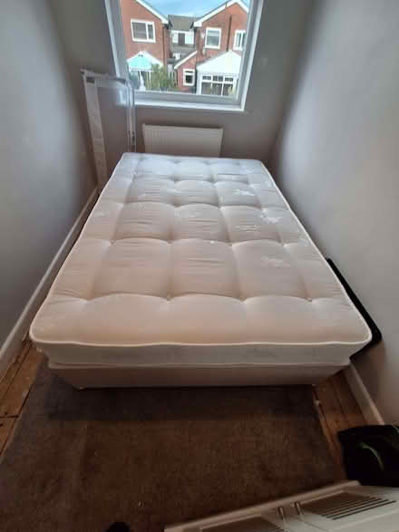 Photo of free Double divan and mattress (Offerton SK2) #1