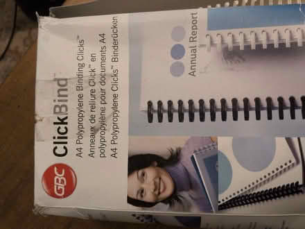 Photo of free Box of white GBC plastic A4 binders (Craiglockhart EH14) #1