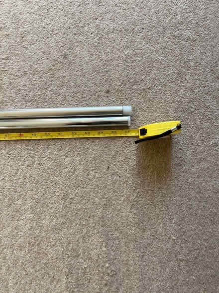 Photo of free Metal curtain poles (Barton le clay MK45) #2
