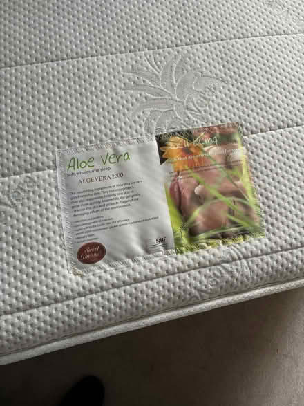Photo of free King Size bed, Latress and headboard (Crick NN6) #1