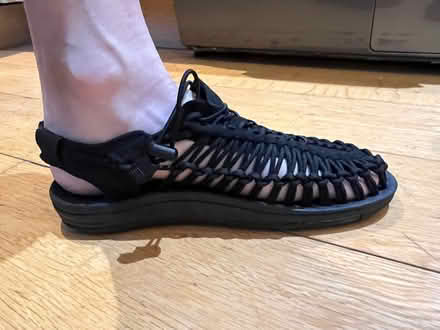 Photo of free Pair of black deck shoes (Clapham North SW4) #3