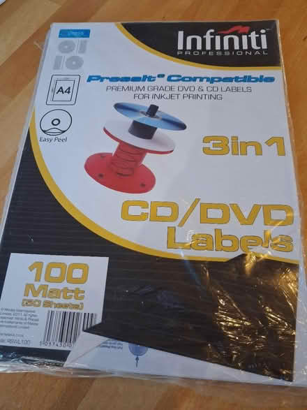 Photo of free DVD & CD labels (Fleetville) #1
