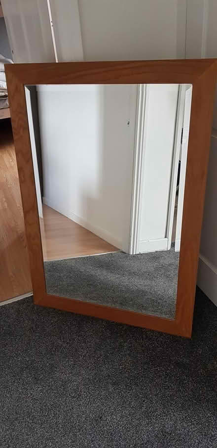 Photo of free Large mirror wood surround (Worksop notts S81 7BP) #1