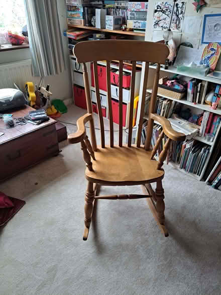 Photo of free Wooden rocking chair (Cold Harbour OX1) #2