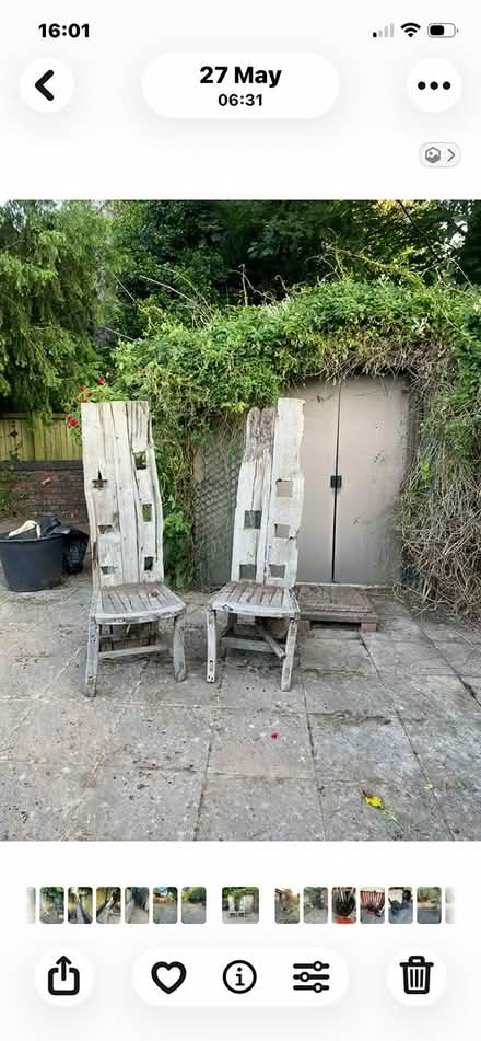 Photo of free 3 seater sofa and armchair chairs (B14 7As) #4