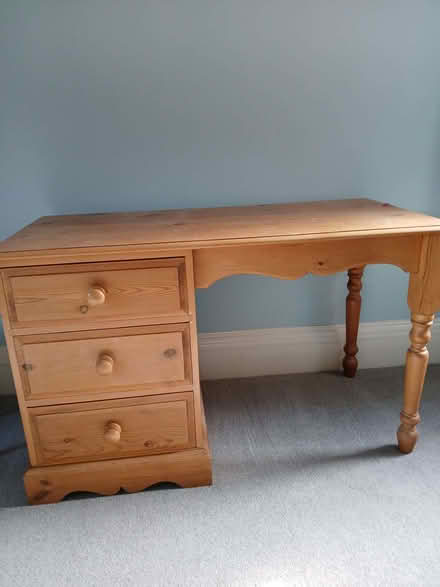 Photo of free Pine desk (Hertford SG13) #1