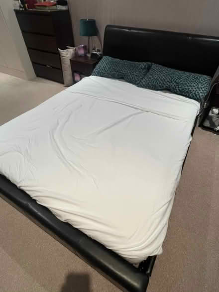 Photo of free Double Bed Frame (+optional mattress) (Drayton Park N5) #4