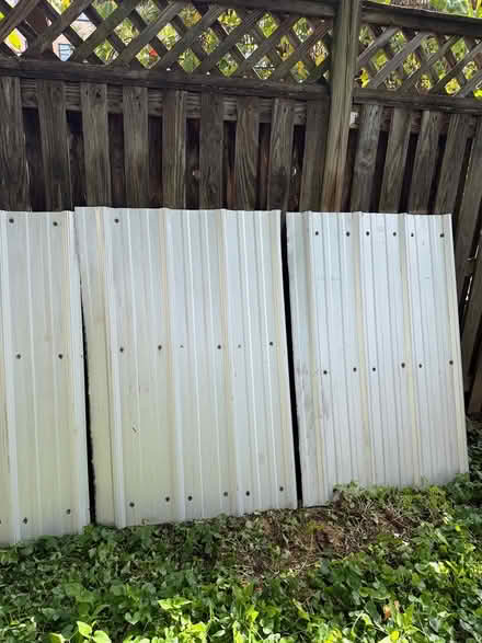 Photo of free 4 corrugated metal panels (Park View/Columbia Heights) #2