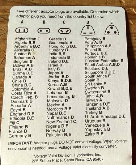 Photo of free Adapter Plug (Terra Linda) #3