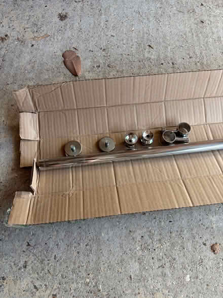 Photo of free Chrome curtain pole (Kings Chase SO51) #1