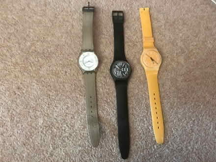 Photo of free Three non working Swatch watches (Woodley RG6) #1