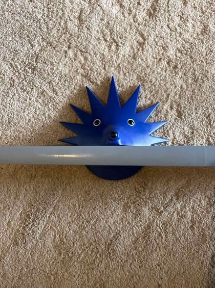 Photo of free Blue shelf with hedgehog brackets (Biddulph Moor ST8) #3