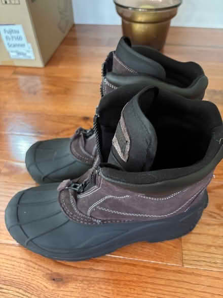 Photo of free boots, hangers, platter/bowl (Newton, MA) #4