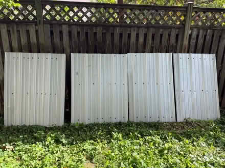 Photo of free 4 corrugated metal panels (Park View/Columbia Heights) #1