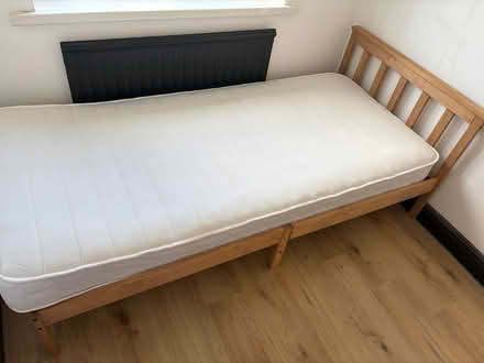 Photo of free Single bed and mattress (Sn3 3pd) #1