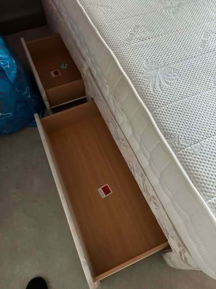 Photo of free King Size bed, Latress and headboard (Crick NN6) #2