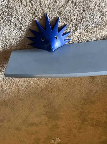 Photo of free Blue shelf with hedgehog brackets (Biddulph Moor ST8) #4