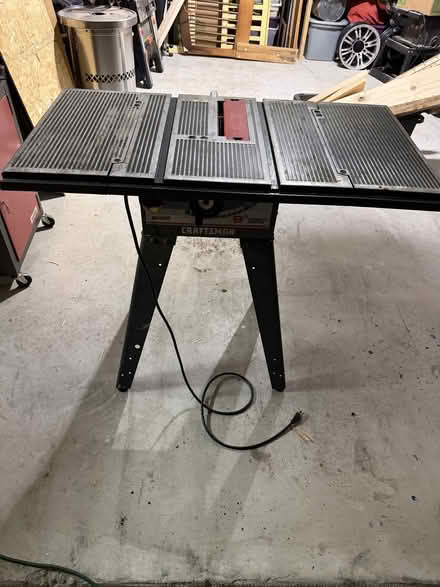 Photo of free Craftsman 9" Tablesaw (working) (Camden parc) #1