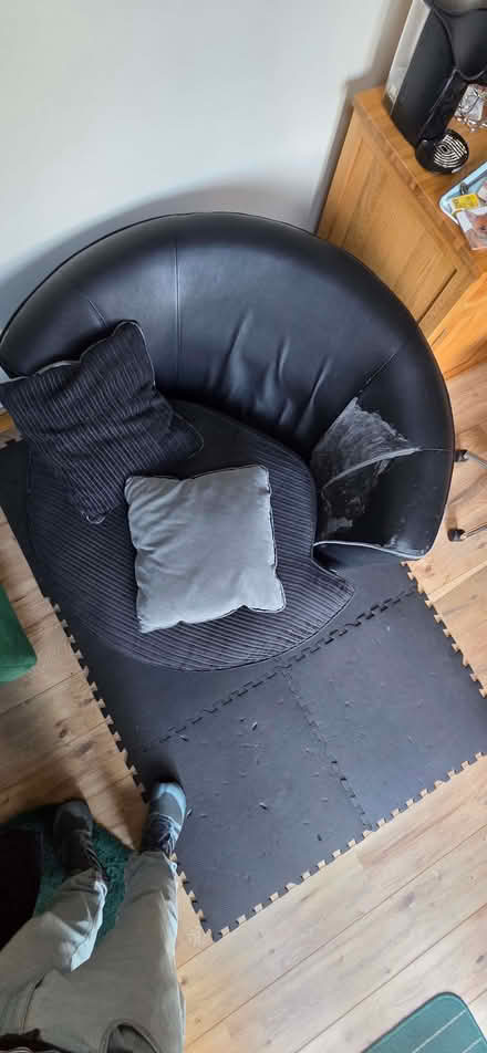 Photo of free Swivel Cuddle Chair (Dale Barracks CH2) #2