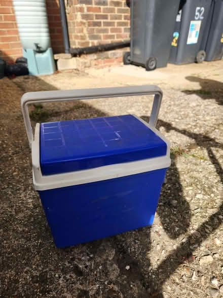 Photo of free Small cooler box with block (East Grinstead RH19) #1