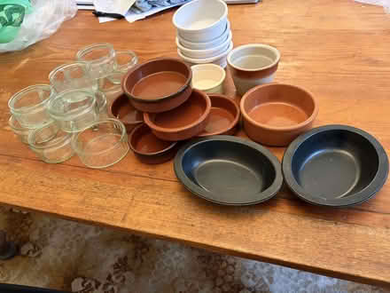 Photo of free Ramekins, small dishes (x28), for baking, puddings or paints (Sharrow S7) #2