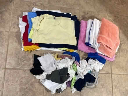 Photo of free Large amt. prob. 100% cotton rags (Petworth/ Park View) #1