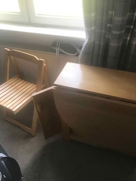Photo of free Foldable table & 4 chairs (Edinburgh EH125SL) #3