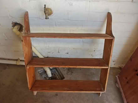 Photo of free Wooden Wall shelf unit (Bawdsey IP12) #1